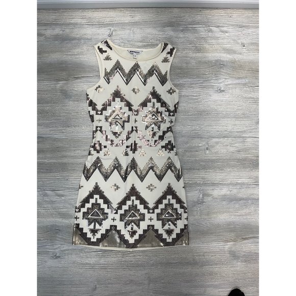 EXPRESS SEQUIN MINI DRESS - Picture 6 of 6